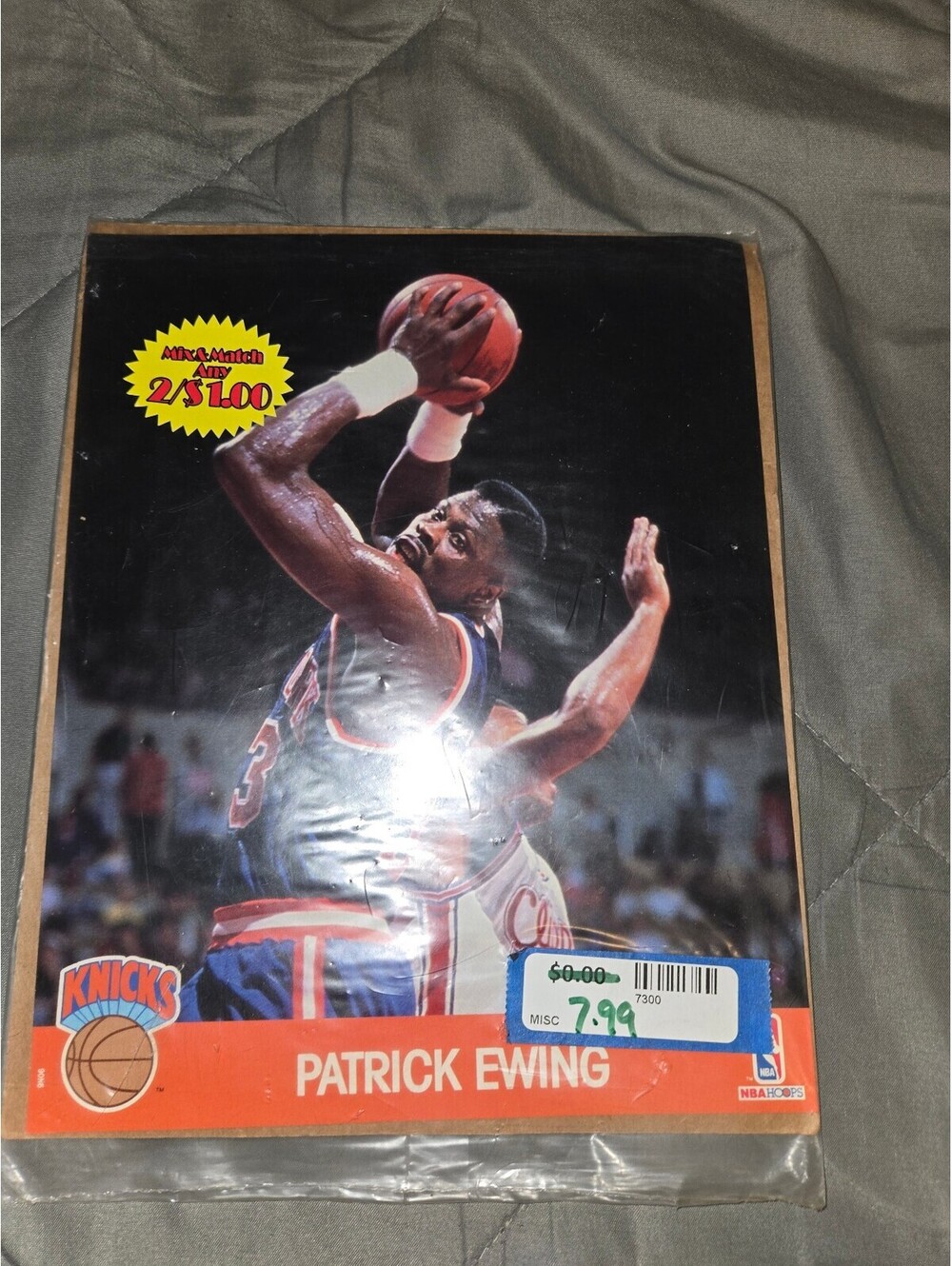 Patrick Ewing NBA Hoops Action Photos Team Set Knicks Vintage Basketball